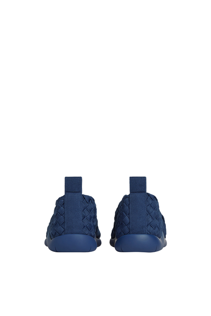 PLAT LOW TOP LACE-UP SNEAKERS:Blue :41